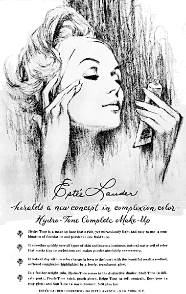 1962 Estee Lauder Hydro-Tone Complete Make-up