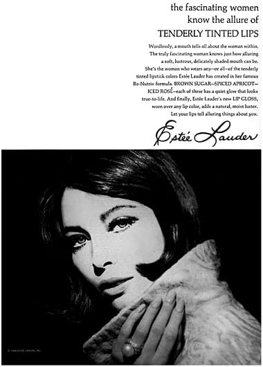 1964 Estee Lauder Re-Nutriv Lipstick shades
