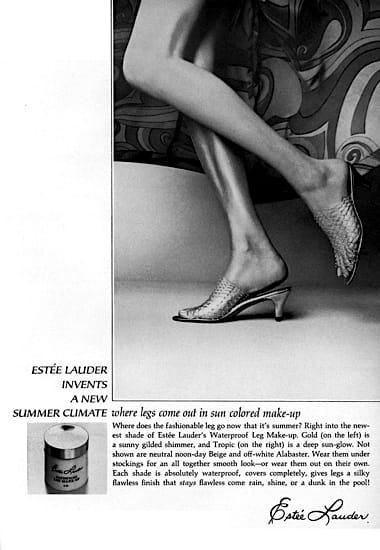 1967 Estee Lauder Waterproof Leg Make-up