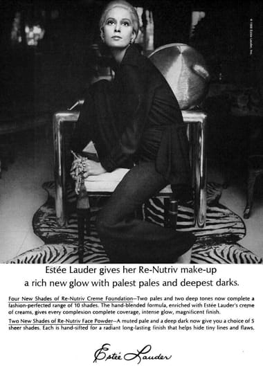 1969 Estee Lauder Re-Nutriv Creme Foundation and Face Powder