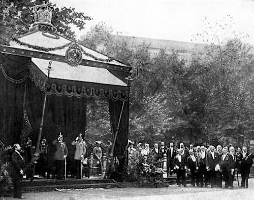 1903 Unveiling of the Wagner monument in Berlin