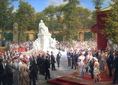 Unveiling of the Richard Wagner Monument in the Tiergarten