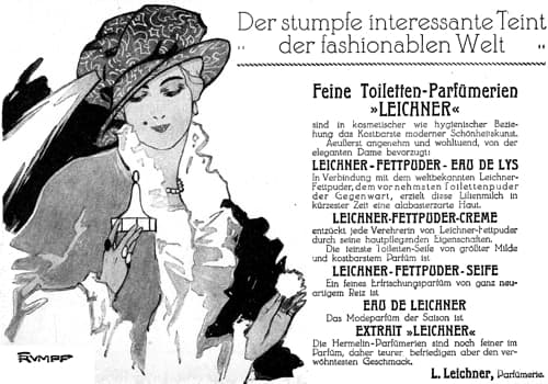 1914 Leichner fine toiletries and perfumes