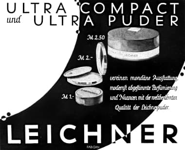 1928 Leichner Ultra Puder and Ultra Compact