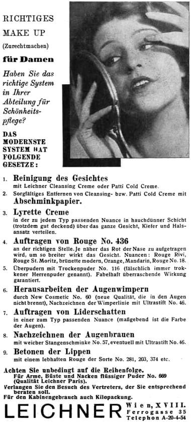 1931 Leichner Make-up