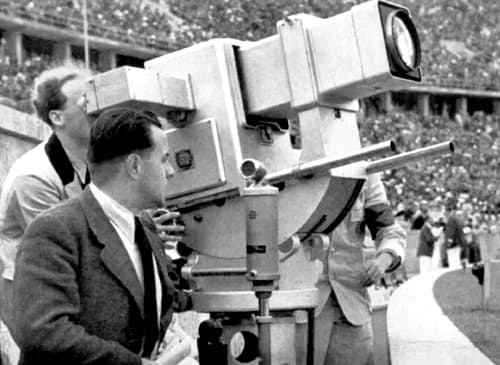 1936 Television camera at the Berlin Olympics