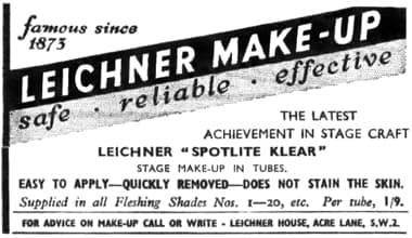 1937 Leichner Spotlite Klear