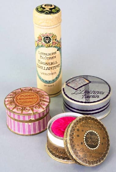 An assortment of Leichner cosmetics