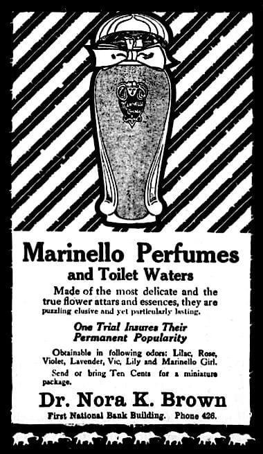 1916 Marinello Perfumes and Toilet Waters