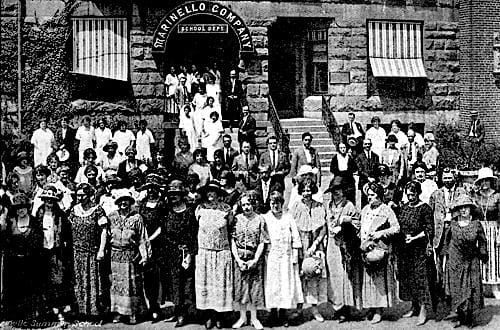 1923 Group photograph for the Marinello Eighteenth Summer School