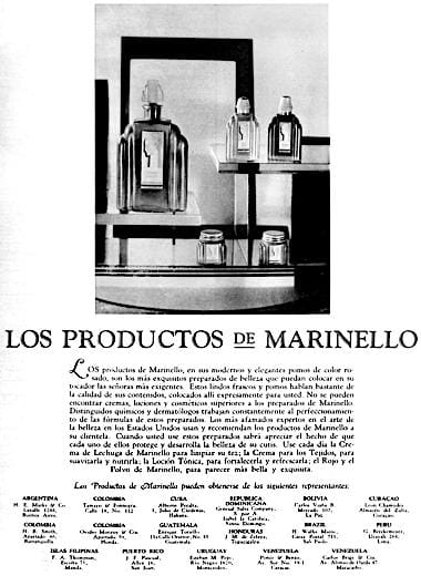 1929 Marinello in the South American market