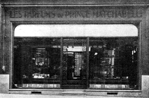 1930 Matchabelli Paris store