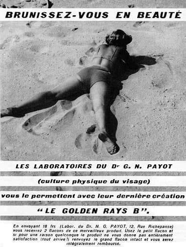 1935 Payot Golden Rays B