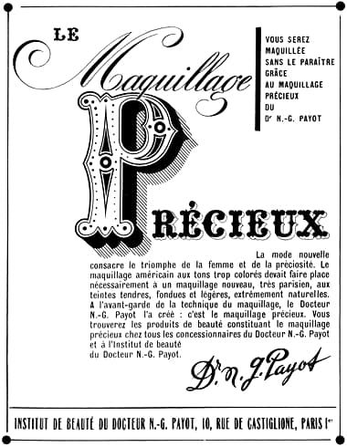 1949 Payot Precieux