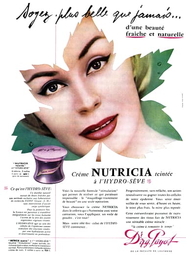 1957 Payot Creme Nutricia Tientee a Hydro-Seve