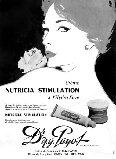 1960 Payot Creme Nutricia Stimulation