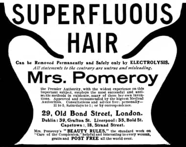 1903 Mrs. Pomeroy Electrolysis