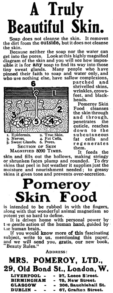 1908 Pomeroy Skin Food