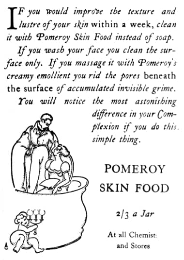 1923 Pomeroy Skin Food.