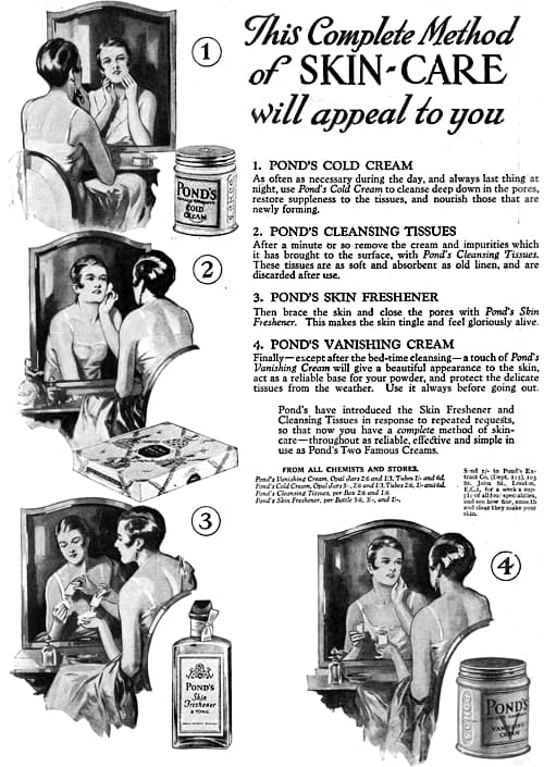 1929 Ponds Skin-Care System