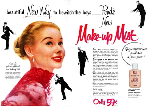 1954 Ponds Make-up Mist