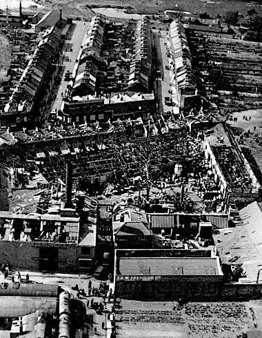 1933 Chemical works of J. W. Bush and Co. after the explosion