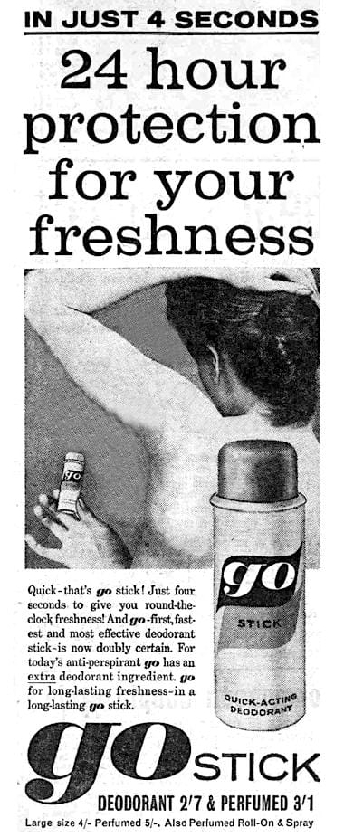 1962 Go Stick Deodorant