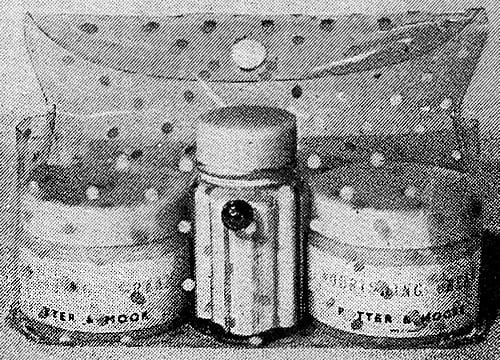 1965 Potter and Moore Cleansing Cream, Liquid foundation, and Nourishing Cream