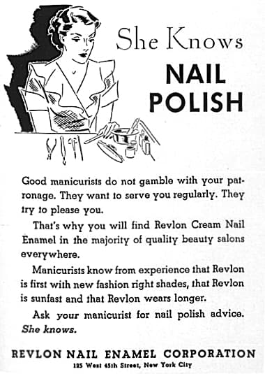 1936 Revlon Nail Polish