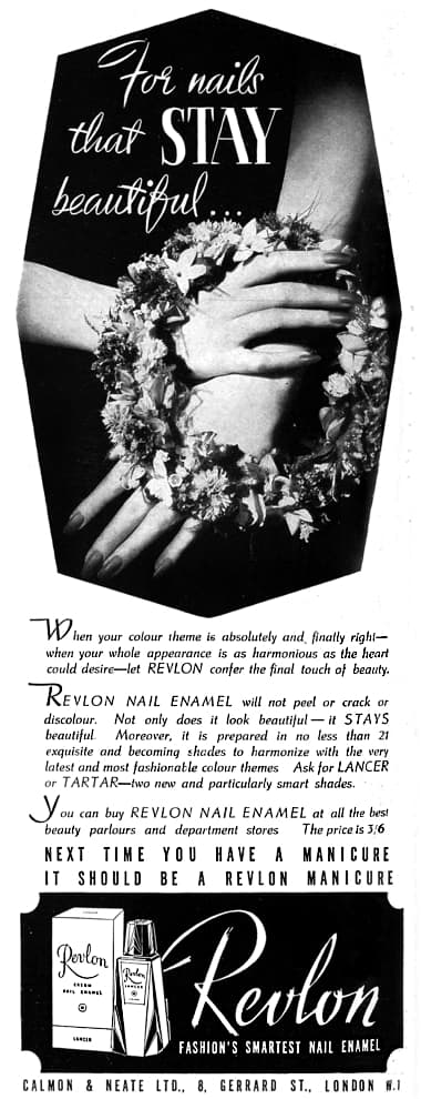1938 Revlon Nail Enamel
