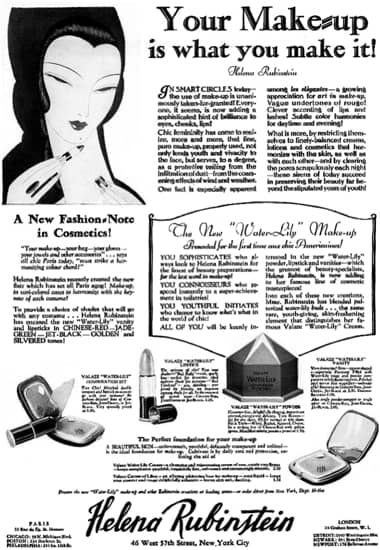 1927 Helena Rubinstein Water Lily Make-up