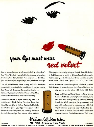 1937 Helena Rubinstein 715 lipstick