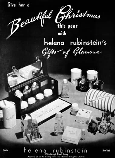 1941 Helena Rubinstein Christmas Gifts