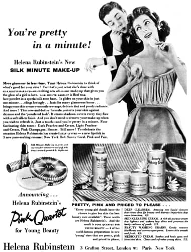 Advertising Advertisement 1976 Helena Rubinstein liquid foundation 