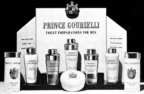 1955 Prince Gourielli Toilet Preparations for Men