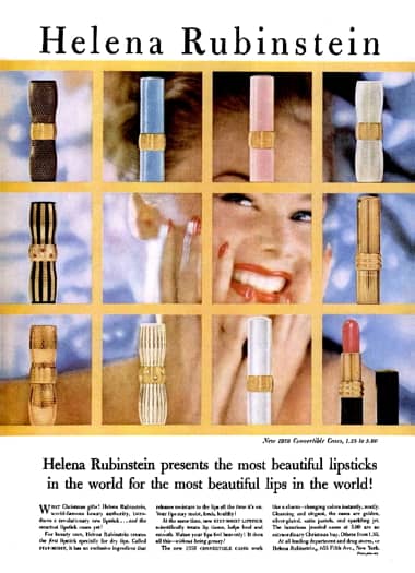 1957 Helena Rubinstein convertible lipstick cases