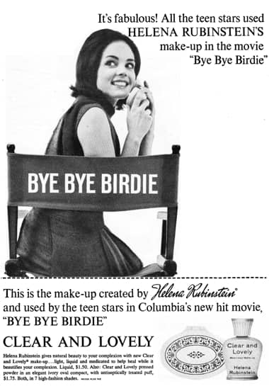 1963 Helena Rubinstein Bye Bye Birdie promotion