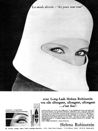 1965 Helena Rubinstein Long-Lash Mascara