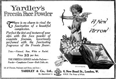 1923 Yardley Fressia Face Powder