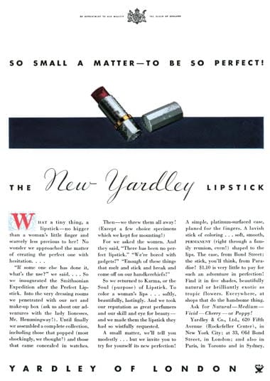 1934 Yardley Lipstick