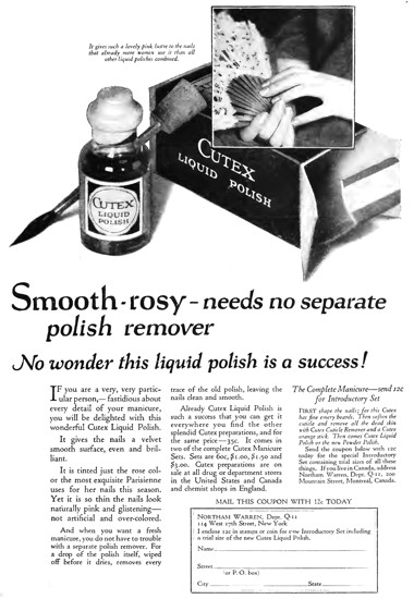 1924 Cutex Liquid Polish