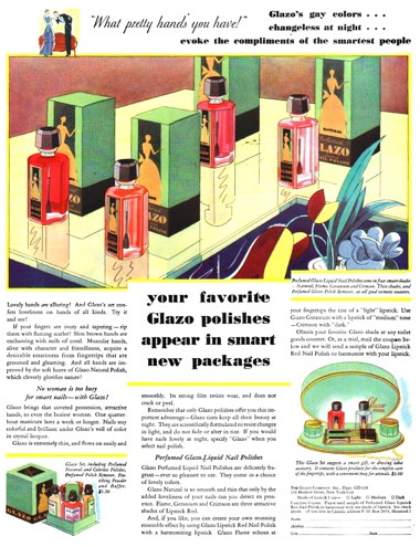 1930 Glazo Polish Packs