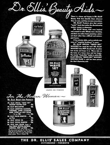 1935 Dr Ellis Liquefying Cleansing Cream