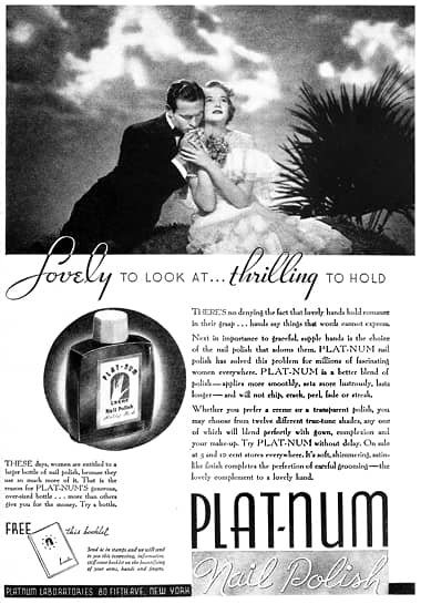 1936 Plat-num Nail Polish