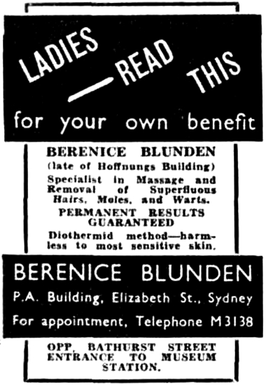 1939 Berenice Blunden