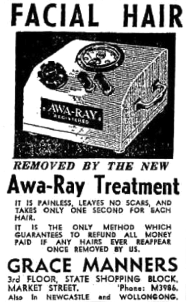 1940 AWA-Ray treatment