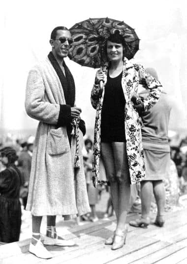 1929 The couturier Jean Patou in Deauville