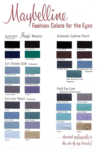 Maybelline Fashion Colors for the Eyes