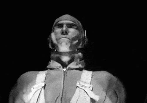 1946 Volunteer at NACA enduring wind speeds