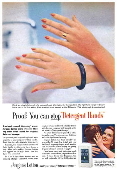 1955 Jergens Lotion